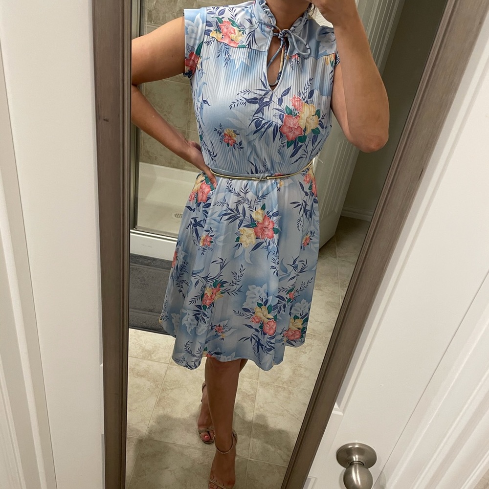 Vintage floral dress